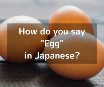 How do you say “Egg” in Japanese?「卵（たまご）」Tamago